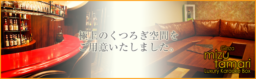 貸し切りパーティ,カラオケボックス 銀座 みずたまり, 始発まで